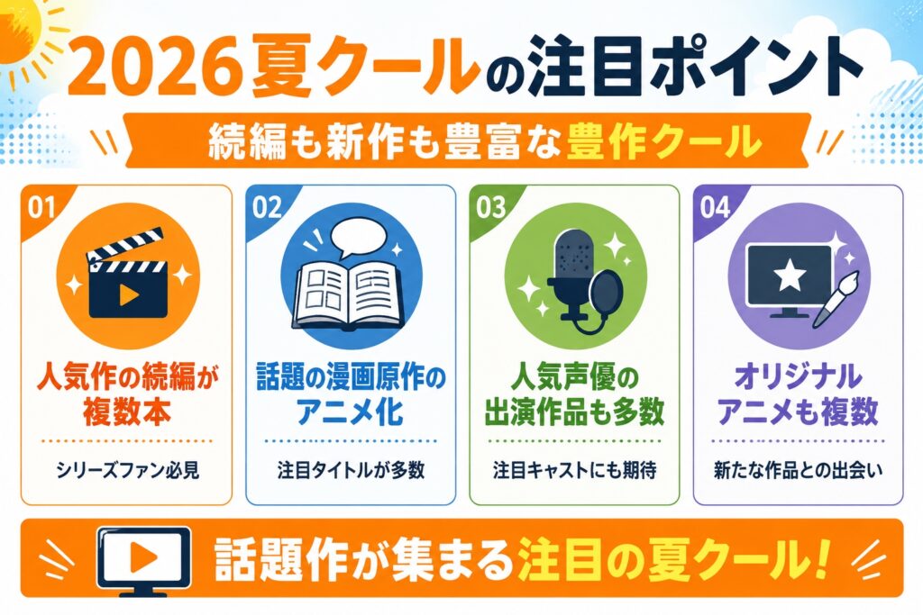 続編・新作の特徴