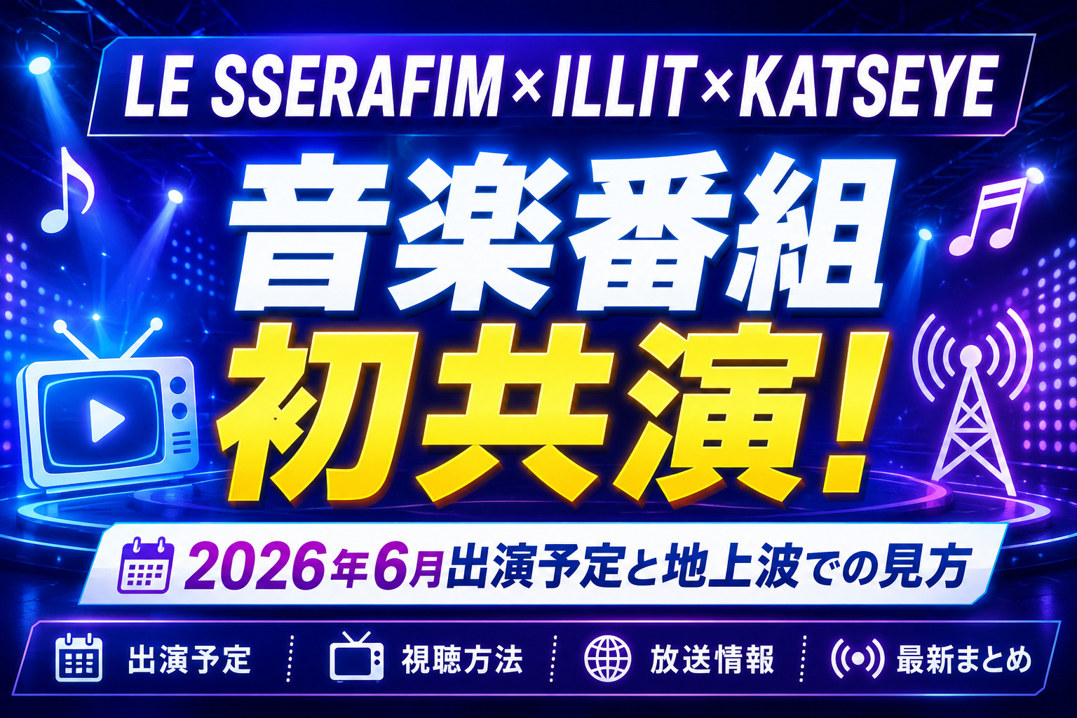 LE SSERAFIM×ILLIT×KATSEYE