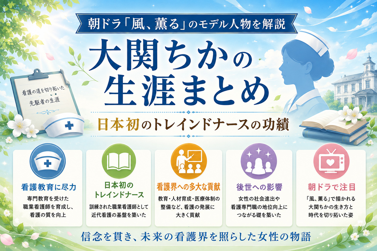 朝ドラ風薫る　大関ちかの生涯