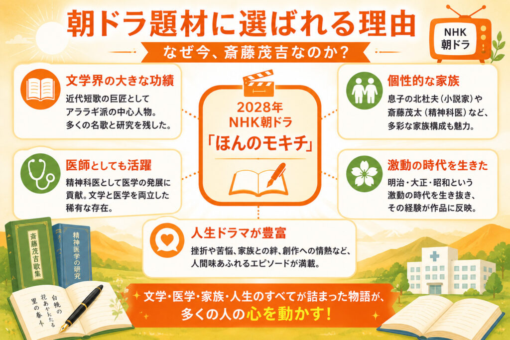 朝ドラ題材として選ばれる理由