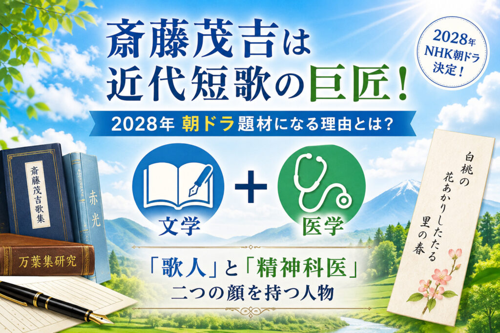 2028年朝ドラ斎藤茂吉