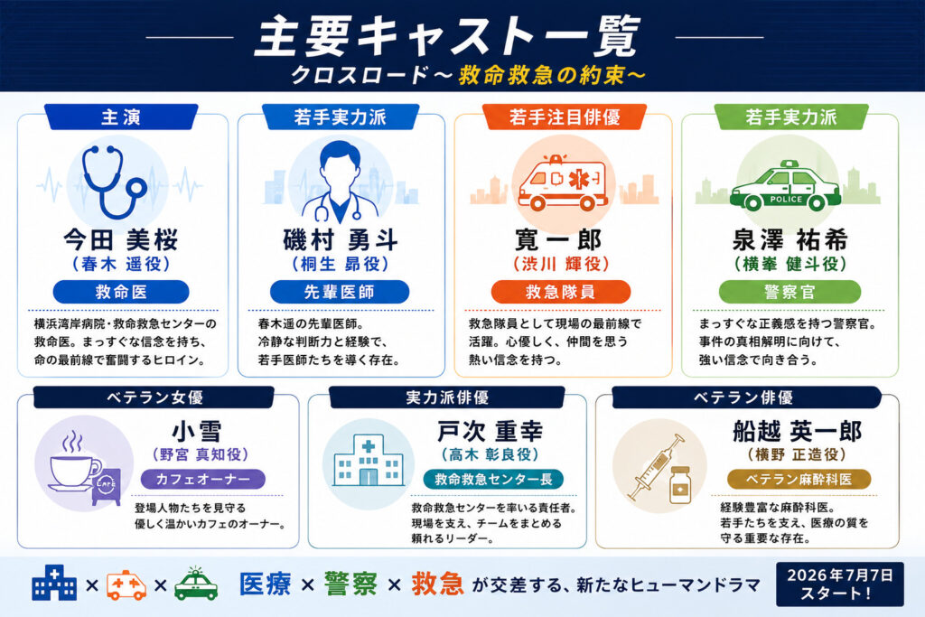 主要キャスト一覧