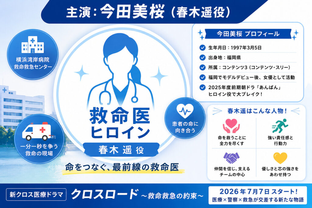 主演 今田美桜 春木遥役