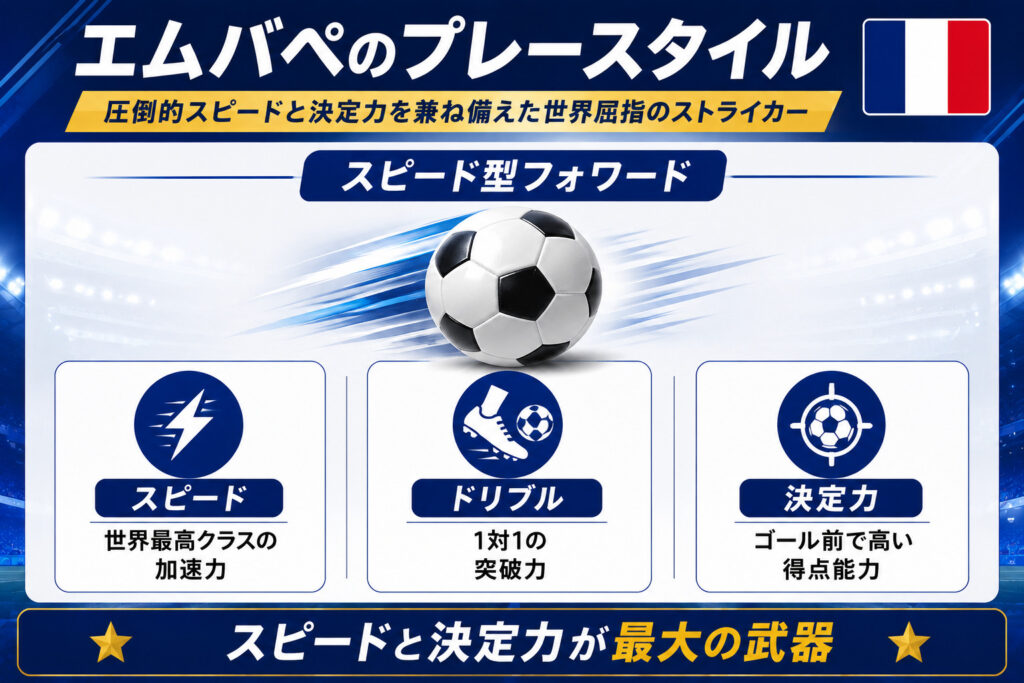 エムバペのプレースタイル
