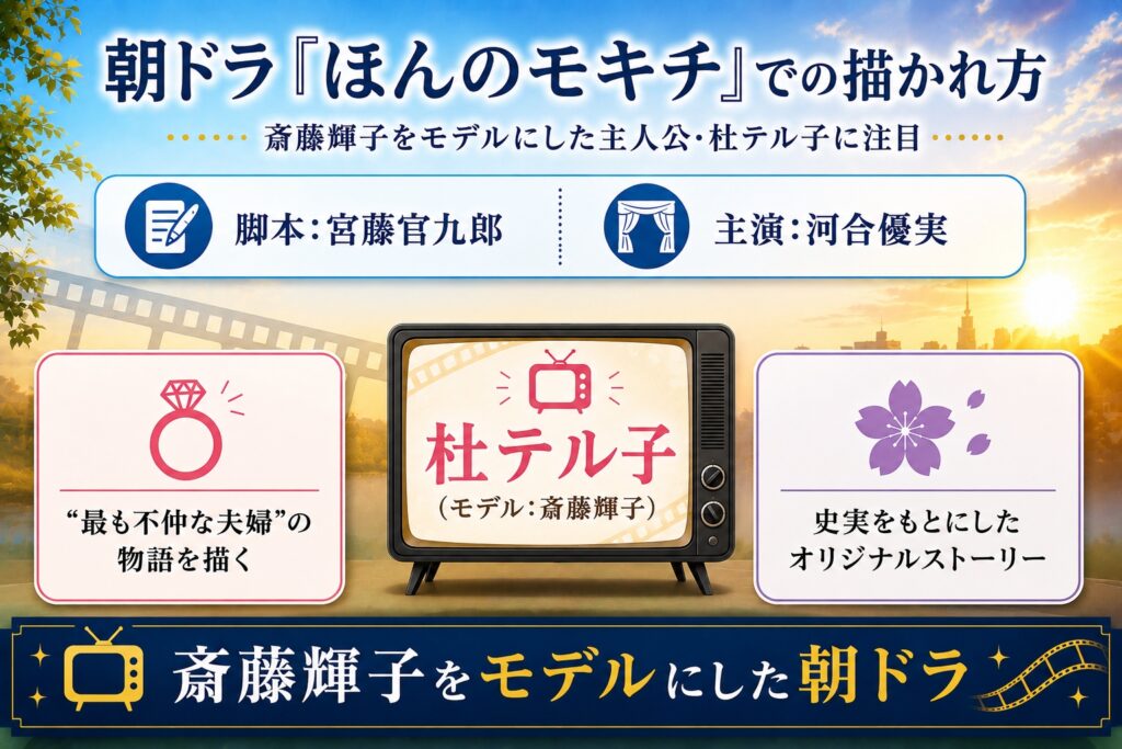 朝ドラでの描かれ方