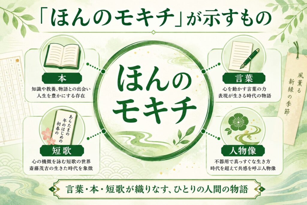 タイトル「ほんのモキチ」が示すもの