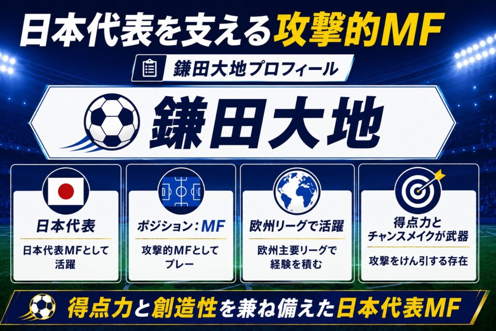 鎌田大地の基本情報