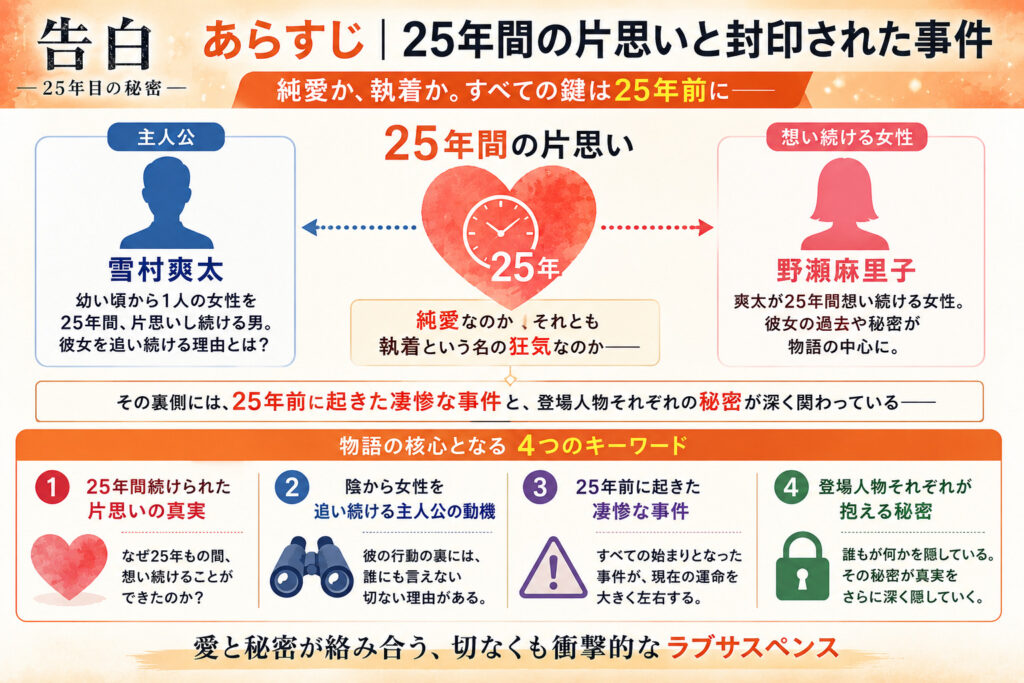 あらすじ｜25年間の片思いと封印された事件