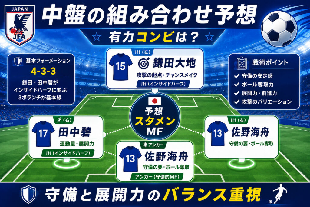 中盤の組み合わせ予想