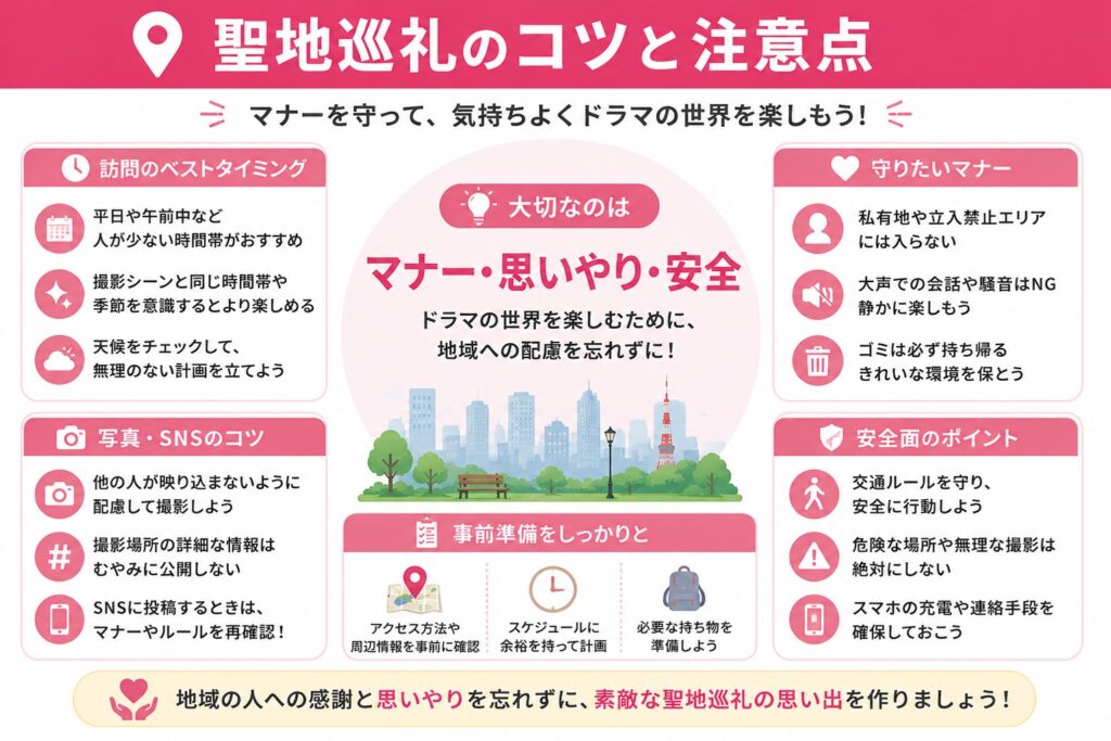 聖地巡礼のコツと注意点