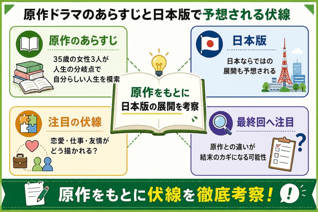 原作ドラマのあらすじと日本版で予想される伏線