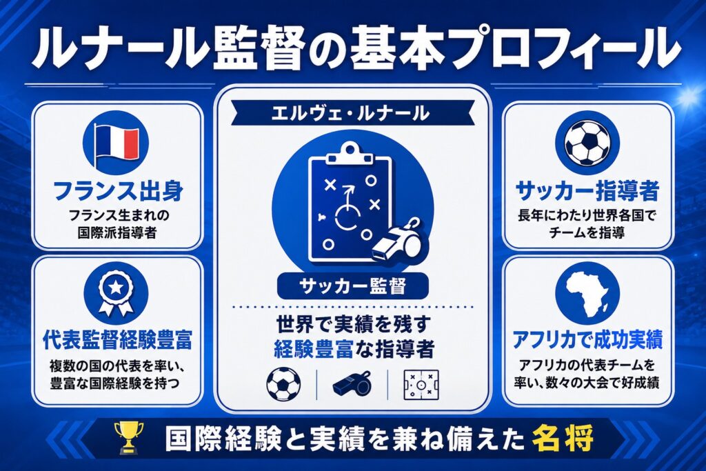 エルヴェ・ルナール監督の基本プロフィール