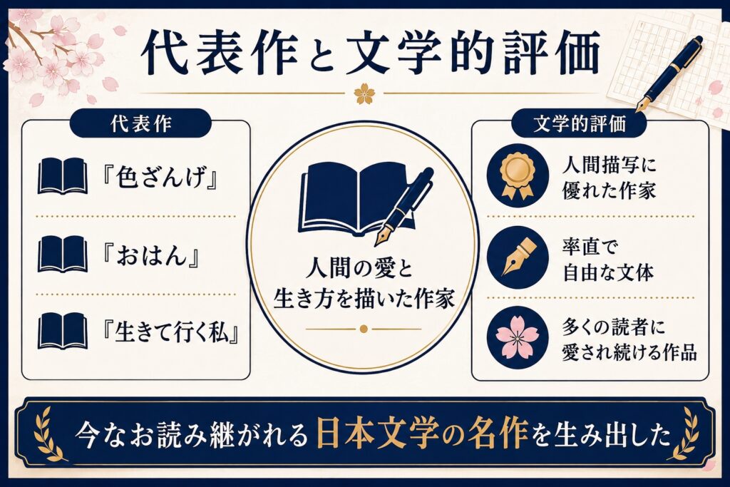 代表作と文学的評価