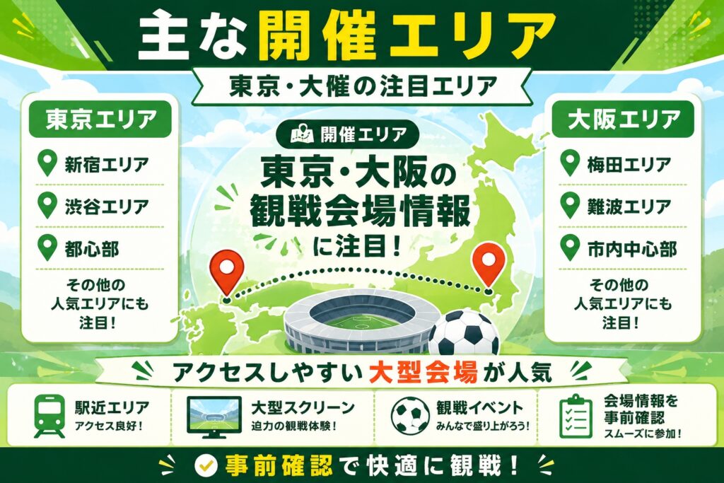 主な開催エリア
