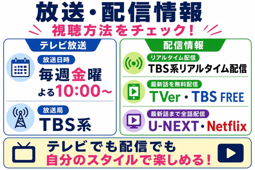 放送日時・放送局