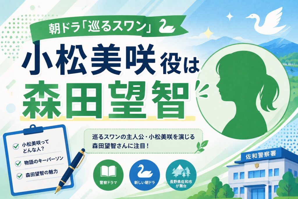 小松美咲役は森田望智
